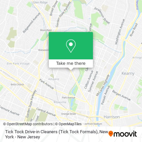 Mapa de Tick Tock Drive-in Cleaners (Tick Tock Formals)