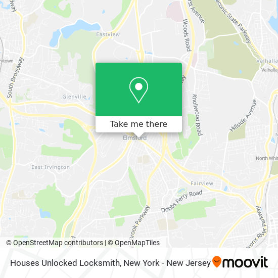Mapa de Houses Unlocked Locksmith