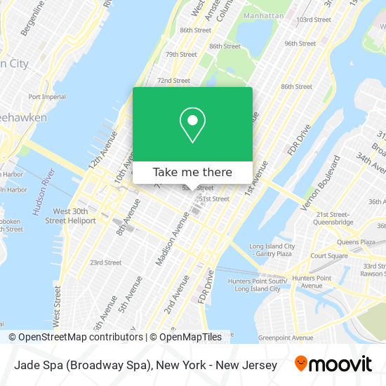 Mapa de Jade Spa (Broadway Spa)