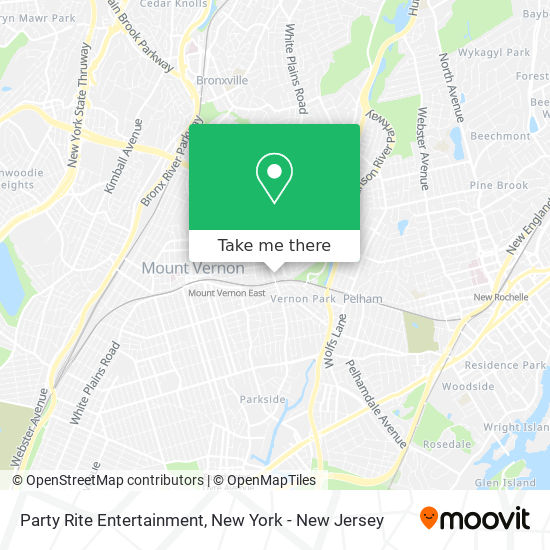 Party Rite Entertainment map