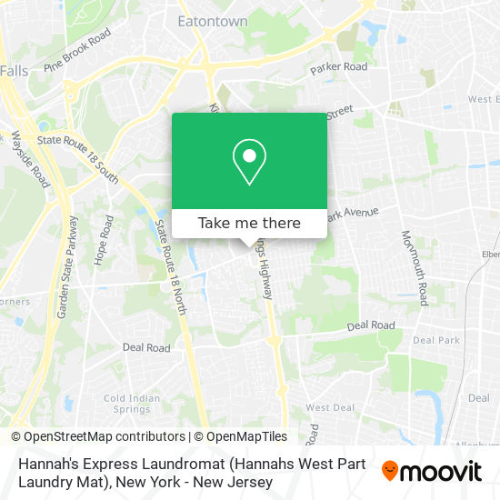 Mapa de Hannah's Express Laundromat (Hannahs West Part Laundry Mat)