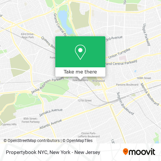 Mapa de Propertybook NYC