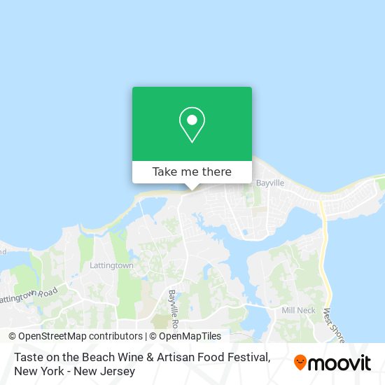 Mapa de Taste on the Beach Wine & Artisan Food Festival