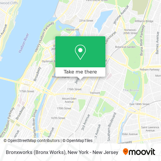 Bronxworks (Bronx Works) map