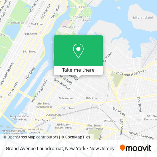 Mapa de Grand Avenue Laundromat