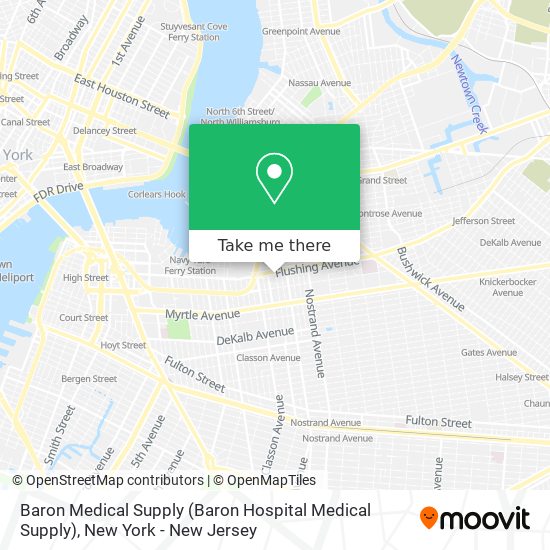 Mapa de Baron Medical Supply