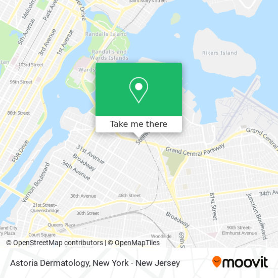 Astoria Dermatology map