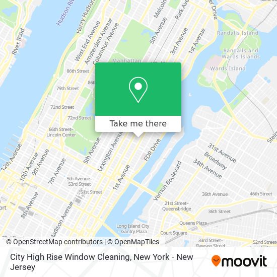 City High Rise Window Cleaning map