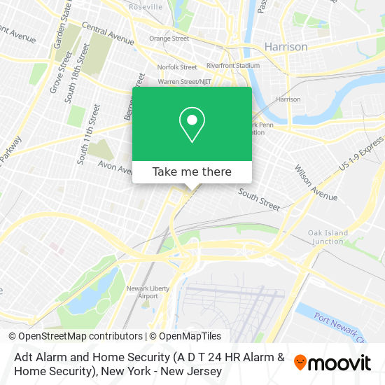 Adt Alarm and Home Security (A D T 24 HR Alarm & Home Security) map