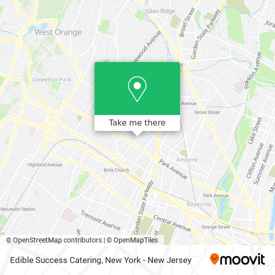 Mapa de Edible Success Catering