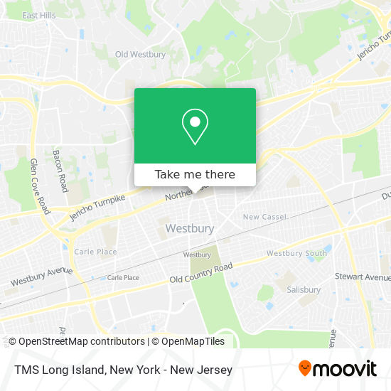 TMS Long Island map