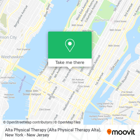 Mapa de Alta Physical Therapy