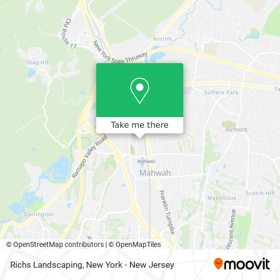 Richs Landscaping map