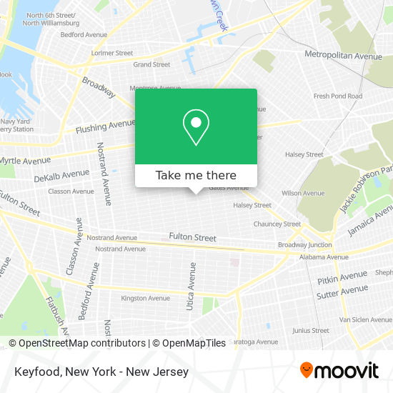 Keyfood map