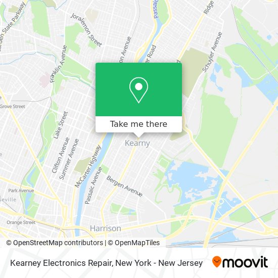 Mapa de Kearney Electronics Repair
