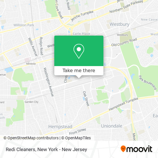 Redi Cleaners map