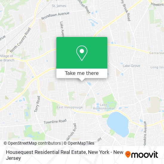 Housequest Residential Real Estate map