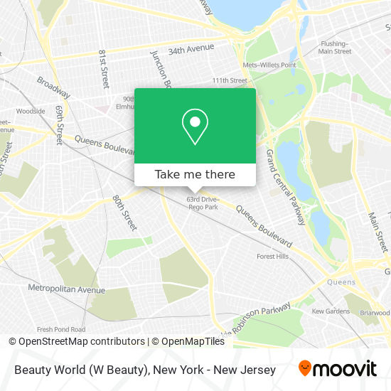 Beauty World (W Beauty) map