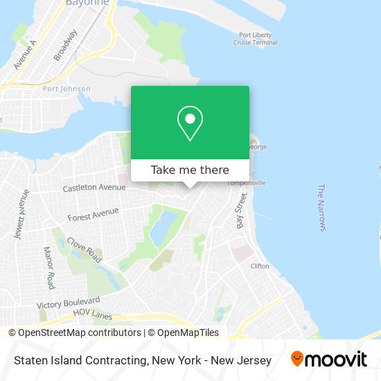 Staten Island Contracting map