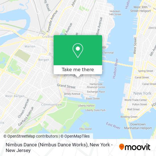 Mapa de Nimbus Dance (Nimbus Dance Works)