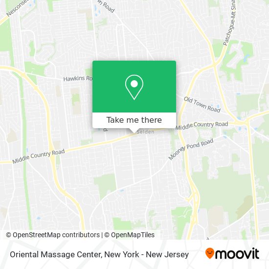 Mapa de Oriental Massage Center