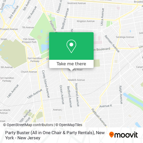 Mapa de Party Buster (All in One Chair & Party Rentals)