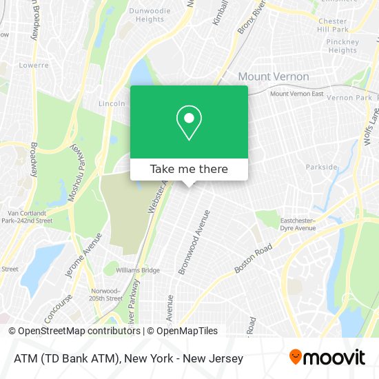 ATM (TD Bank ATM) map