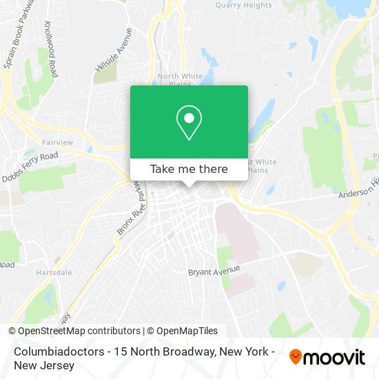 Columbiadoctors - 15 North Broadway map