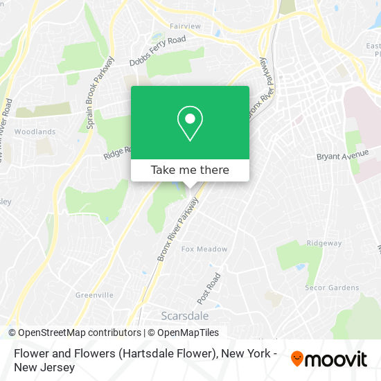 Mapa de Flower and Flowers (Hartsdale Flower)