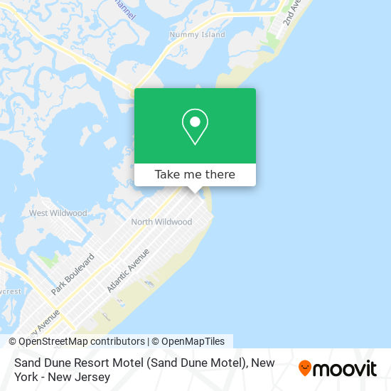 Sand Dune Resort Motel map