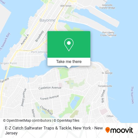 Mapa de E-Z Catch Saltwater Traps & Tackle