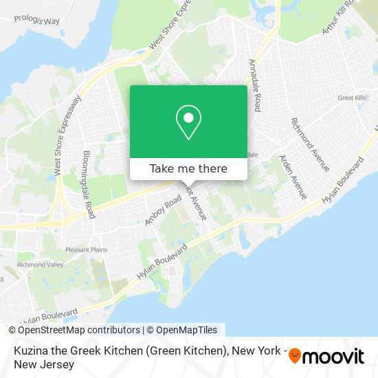 Kuzina the Greek Kitchen (Green Kitchen) map