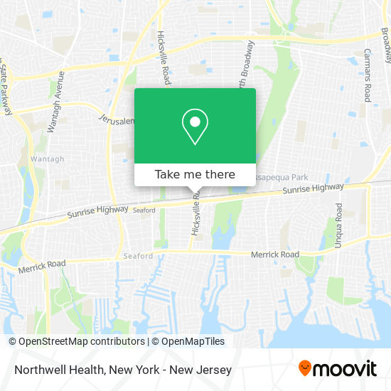 Northwell Health map