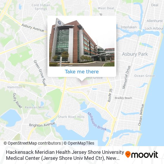 Hackensack Meridian Health Jersey Shore University Medical Center (Jersey Shore Univ Med Ctr) map