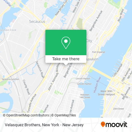 Velasquez Brothers map