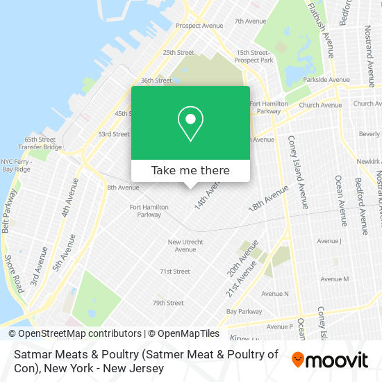 Satmar Meats & Poultry (Satmer Meat & Poultry of Con) map