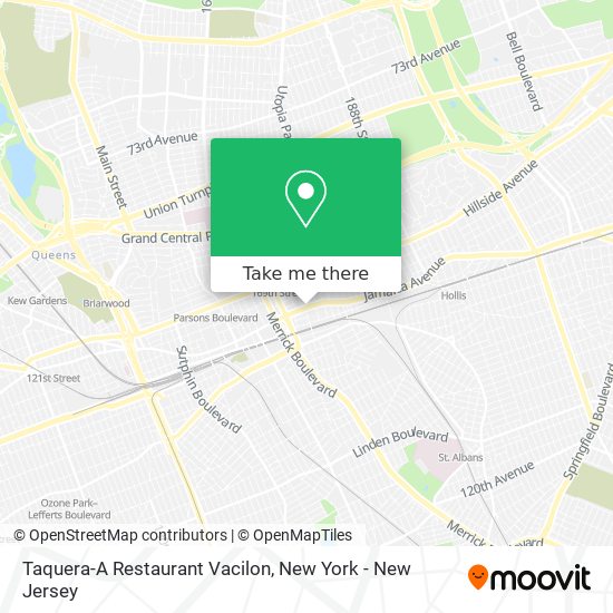 Mapa de Taquera-A Restaurant Vacilon