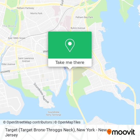 Mapa de Target (Target Bronx-Throggs Neck)