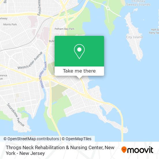 Mapa de Throgs Neck Rehabilitation & Nursing Center