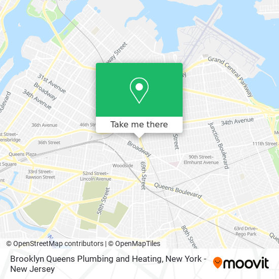 Mapa de Brooklyn Queens Plumbing and Heating