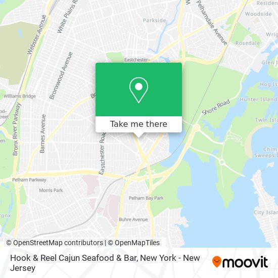 Mapa de Hook & Reel Cajun Seafood & Bar