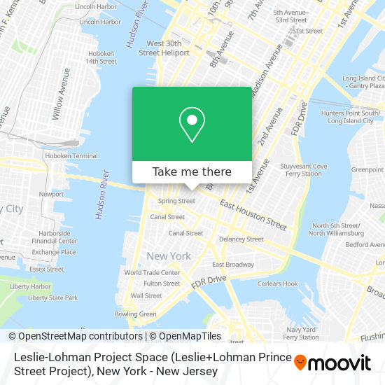 Mapa de Leslie-Lohman Project Space (Leslie+Lohman Prince Street Project)