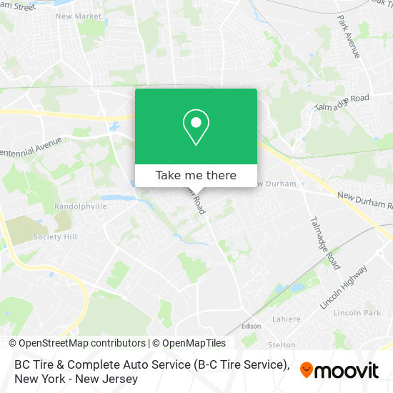 Mapa de BC Tire & Complete Auto Service (B-C Tire Service)