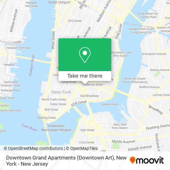 Downtown Grand Apartments (Downtown Art) map