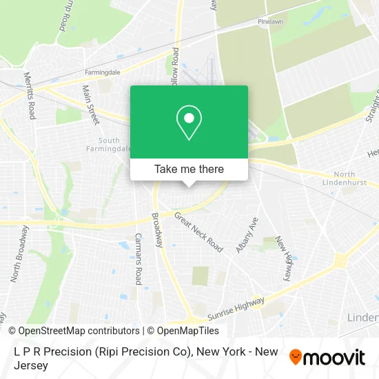 L P R Precision (Ripi Precision Co) map