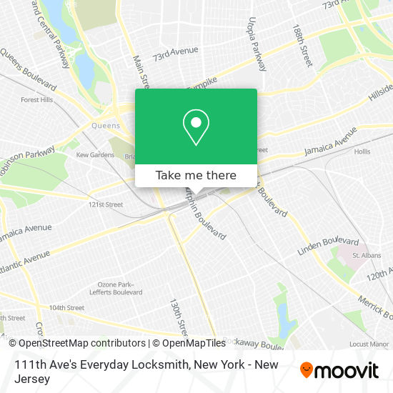 Mapa de 111th Ave's Everyday Locksmith