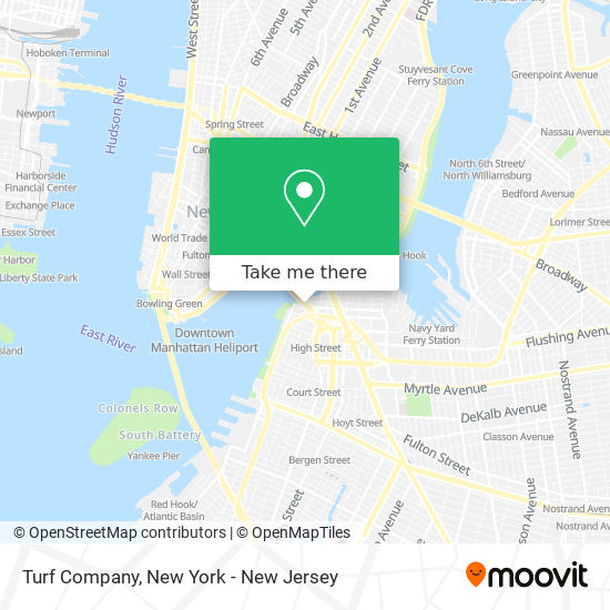 Mapa de Turf Company
