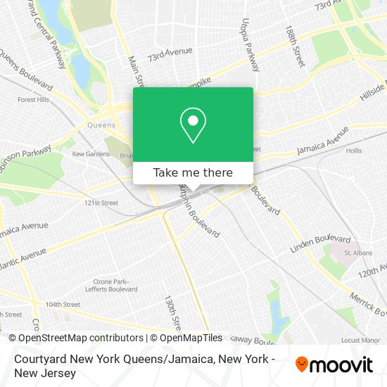Mapa de Courtyard New York Queens / Jamaica