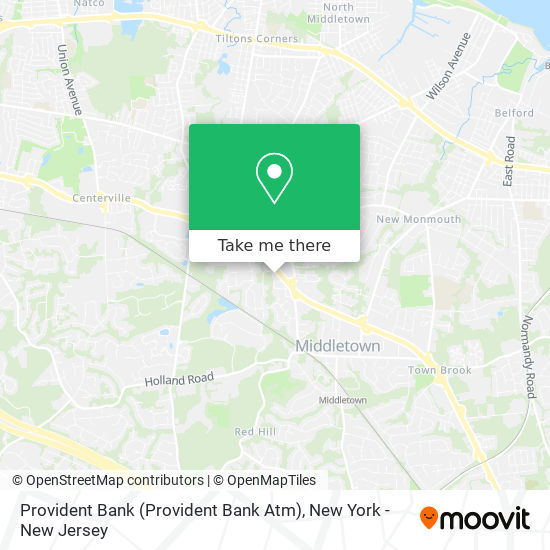 Mapa de Provident Bank (Provident Bank Atm)