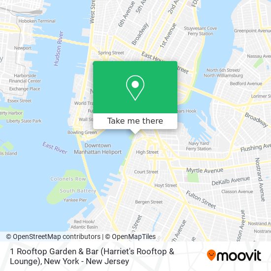 1 Rooftop Garden & Bar (Harriet's Rooftop & Lounge) map